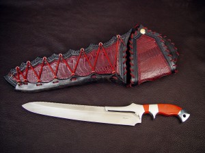 Artemis - a Custom Chef's (Butcher Pattern) Knife by Jay Fisher