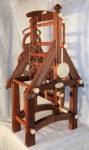 Hardwood Walnut Clock by Charles Maxwell and Dan Cooney