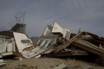 Super Storm (Hurricane) Sandy - Damaged homes at the New Jersey Shore