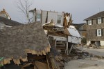 Super Storm (Hurricane) Sandy - Damaged homes at the New Jersey Shore