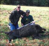 2007 Pork Slam at Sunrize Acres - Eric Saperstein & Ted Nugent w/ Wild Boar Front Photo