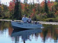 Theresa Tonte & Eric Saperstein Fishing in Maine 2005