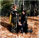 Theresa Tonte & Eric Saperstein - Medeival Photo Shoot by Henry Schweber