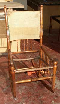 Brewster Style Rocking Chair - Before Restoration