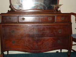 Mahogany Dresser Before Restoration