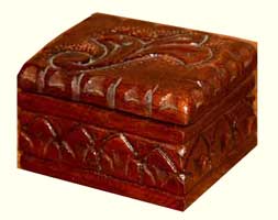 Hand Carved Relic Box