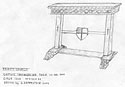 Gothic Sacracy or Communion Table Sketch (View larger picture)