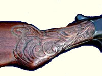Hand Carved Gunstock - Grip