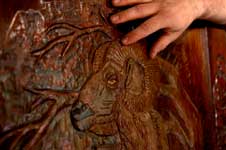 Photos Above by Greg Pallente were featured "Master of the Shop" October � 2007 Princeton Magazine / North Jersey Media Group. Check out this recent article featuring Eric Saperstein of Artisans of the Valley - Ram Carving Closeup
