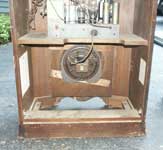 Antique Radio Cabinet Before Restoration - Speaker Back