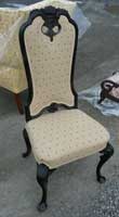 Side Chair Restoration - Completed - Frame By Artisans of the Valley Upholstery by Browns & Sons of Pennington, NJ