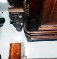 Victorian Footboard Molding - Missing corner replacment before restoration