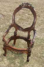 Victorian Chair After Restoration - Whole