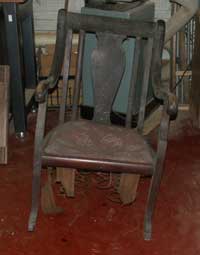 Victorian Chair Before Restoration