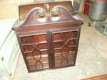 Victorian mahogany Secretary - Top Before Restoration