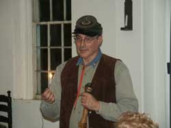 Stan Saperstein providing Historic Presentation on Early American Woodworking at Bordentown Historical Society