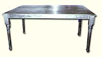 Country Pine Four Leg Harvest Table