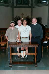 Design Team - Custom Oak Credence or Communion Table