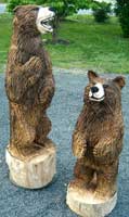 Artisans of the Valley feature Chainsaw Carving by Bob Eigenrauch - Bears