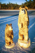 Artisans of the Valley feature Chainsaw Carving by Bob Eigenrauch - Unfinished Bears