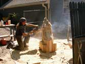 Step 11 Timberwolf Chainsaw Carving - Bob Eigenrauch