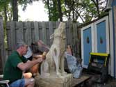 Step 22 Timberwolf Chainsaw Carving - Stan Saperstein