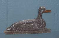 Hand carved duck applique
