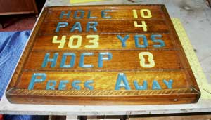 Golf Course Signs - Examples to Replicate