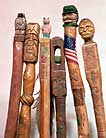 Artisans of the Valley Folk Art Walking Sticks by Stanley D. Saperstein