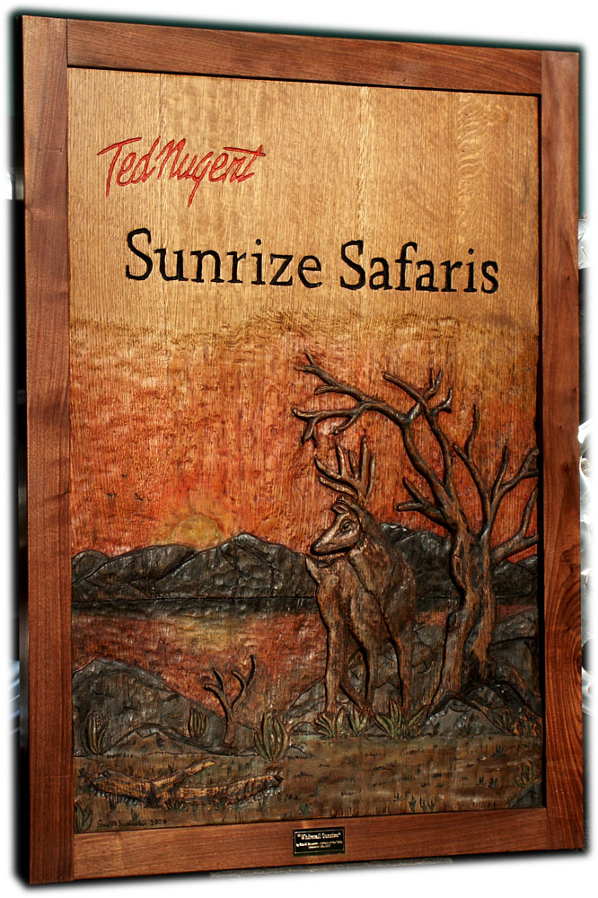 Safari Animals Personalized Photo Album- 3 Ring - Whitetail Woodcrafters